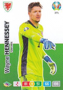 Wayne Hennessey Wales Panini UEFA EURO 2020#371